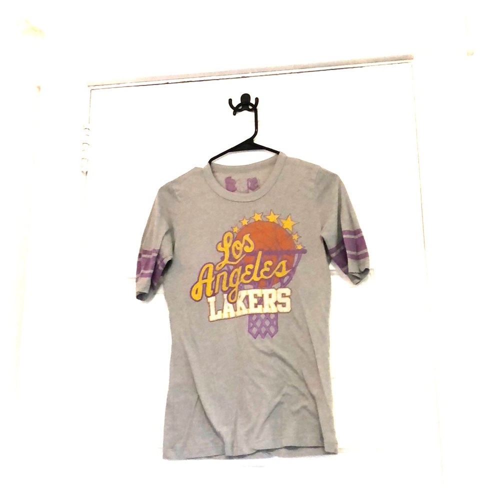 Vintage reboot LA Lakers 3/4 length tee